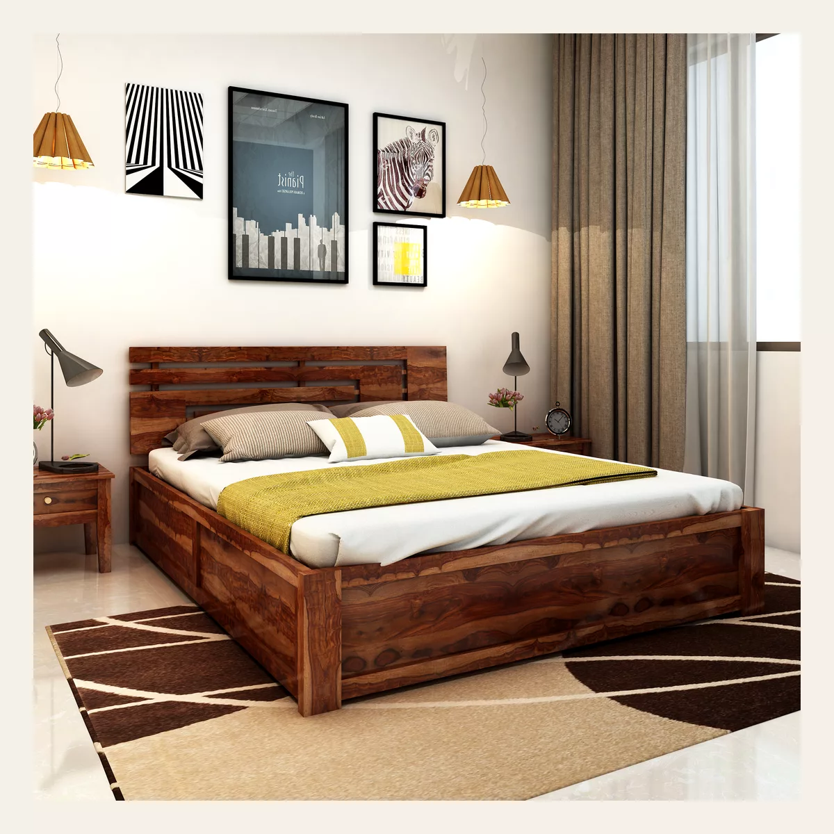 Aelinia Hydraulic New King Bed