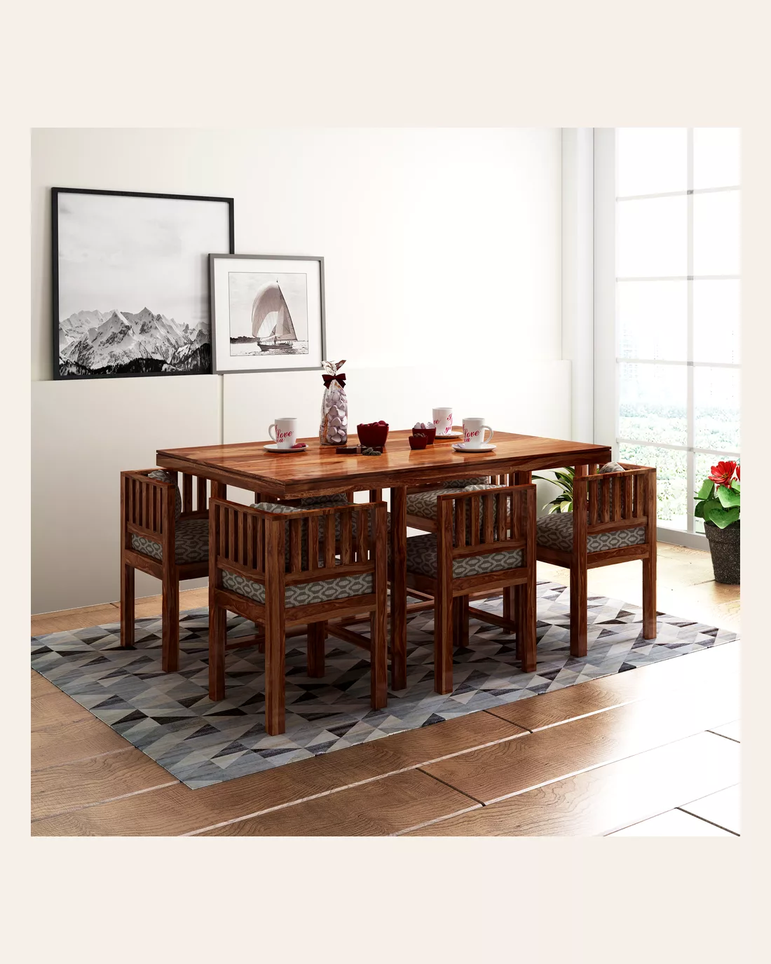 Bayne 6 Seater Dining Set