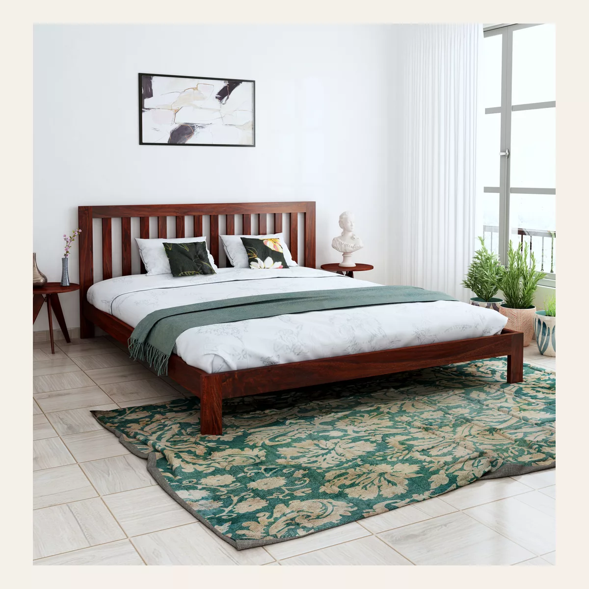 Fultz King Bed Mahogany