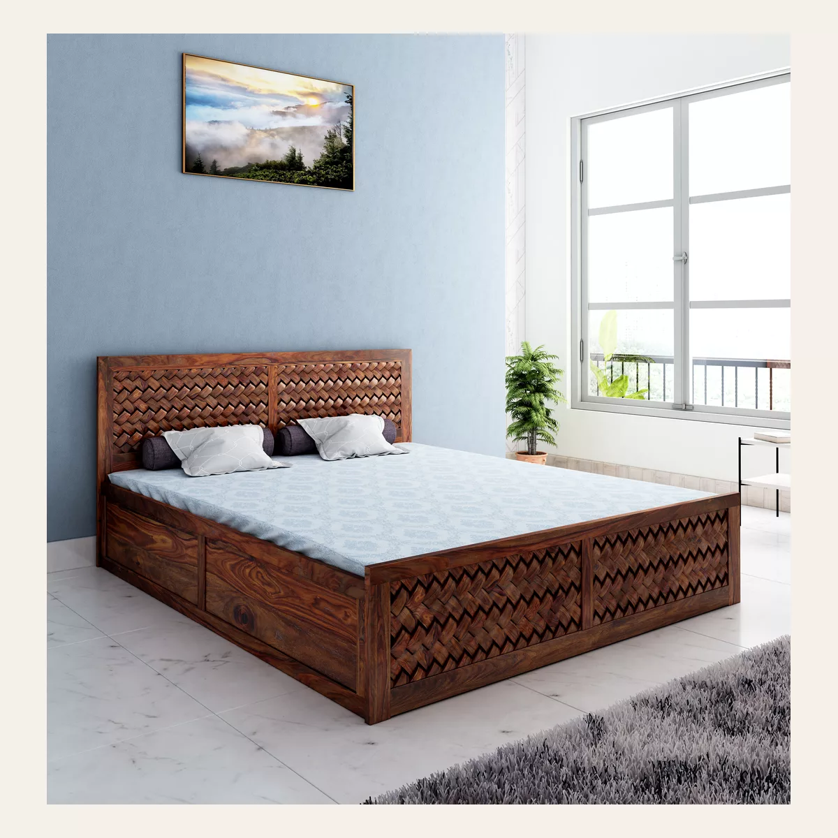 Latex King Size Bed